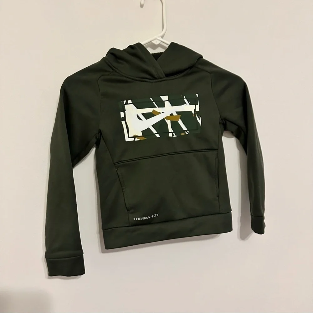 Nike Play Cut Dri-FIT Therma Hoodie boys small 4-5 year old